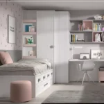 Dormitorio juvenil F-020 Glicerio formas 22