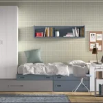 Dormitorio juvenil F-154 Glicerio formas 22