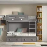 Dormitorio juvenil F-209 Glicerio formas 22