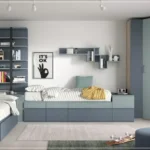 Dormitorio juvenil F161 Glicerio formas 22